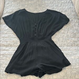 Abercrombie & Fitch Black Romper